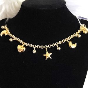 Solid/real Gold K18 Japan Charm bracelet
